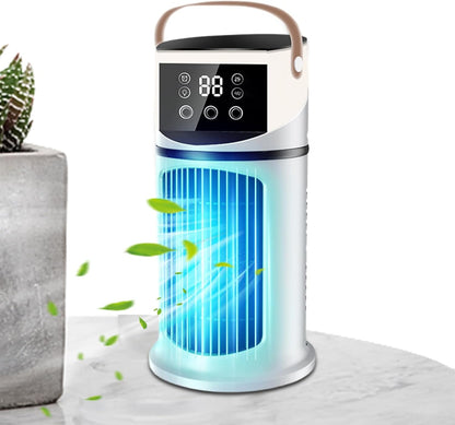  Climatiseur Mobile, Climatiseur Mobile Pour Intérieur, Réglable Avec Éclairage LED Pour Chambre Bureau Dortoir Sommeil Et Travail
