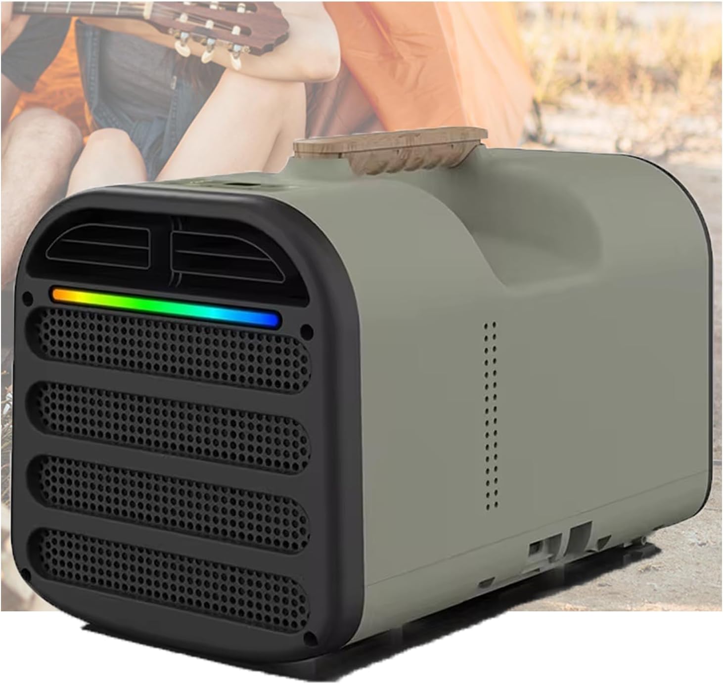 GENERIC Climatiseur Portable Avec Fonction Sans Drainage, écran Tactile, Plusieurs Vitesses Et Modes De Vent Pour La Maison, Le Bureau, Le Dortoir Et Le Camping