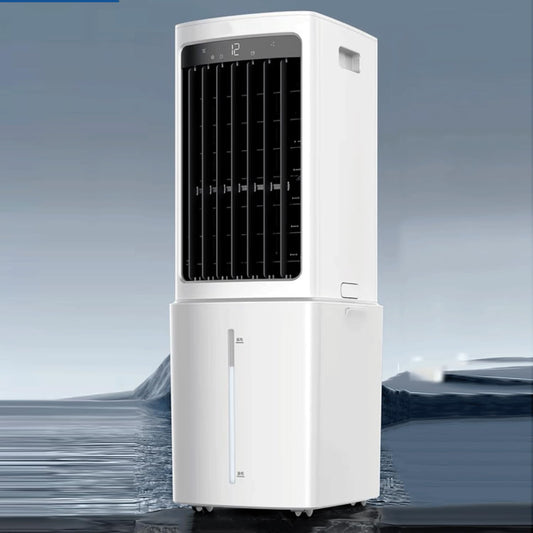  Climatiseur Portable Sans Fenêtre Swamp Cooler Avec Oscillation à 120°, Rafraîchisseur D'air évaporatif, Télécommande, Minuterie 7,5 H, Réservoir D'eau Amovible De 12 L, Ventilateur De Refro