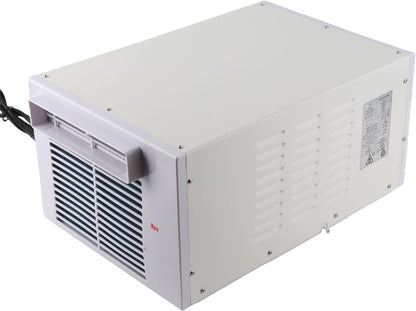  Climatiseur Portable, Unité De Refroidissement Et De Chauffage Compacte De 280 W Avec Télécommande à écran Tactile, Mode Veille à Faible Bruit, Pour Petite Pièce, Dortoir, (Prise UE 220V)