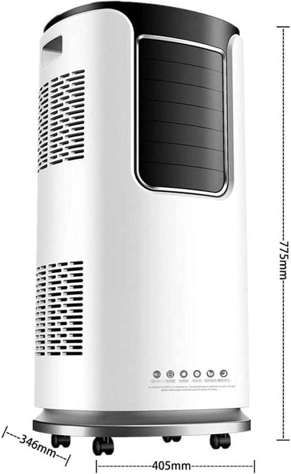  Climatiseur Portable, Refroidisseur Mobile Sans Tuyau, 4 Vitesses De Ventilation, Économie D'Énergie Et Fonctionnement Efficace, Respectueux De L'environnement, Refroidissement Rapide
