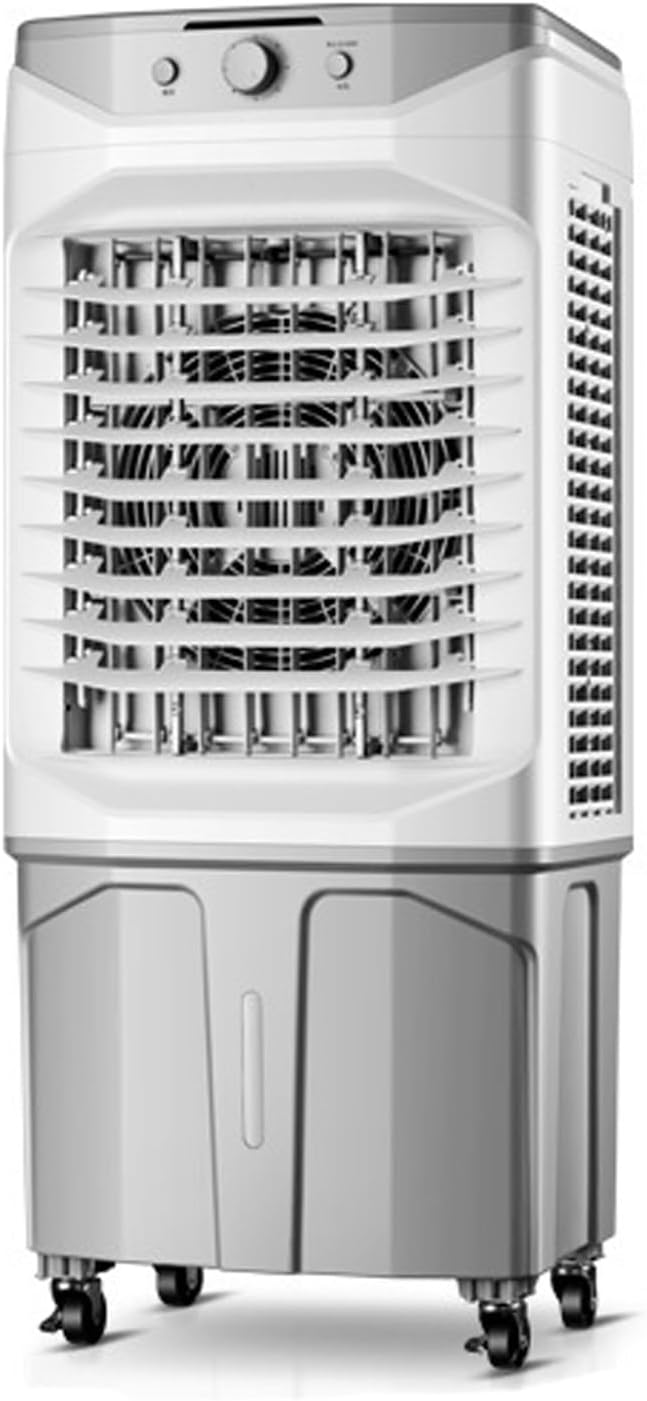  Climatiseur Portable Avec Réservoir D'eau De 35 L, Feuille Pivotante Grand Angle, Roues Universelles Pour Garage, Cour Et Utilisation Commerciale
