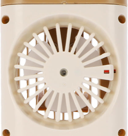  Mini Ventilateur De Climatiseur USB, Refroidisseur AC Portable Avec Glacière Et Ventilateur à Brume Silencieux à 3 Vitesses Avec Veilleuse Pour Bureau, Dortoir, Refroidissement