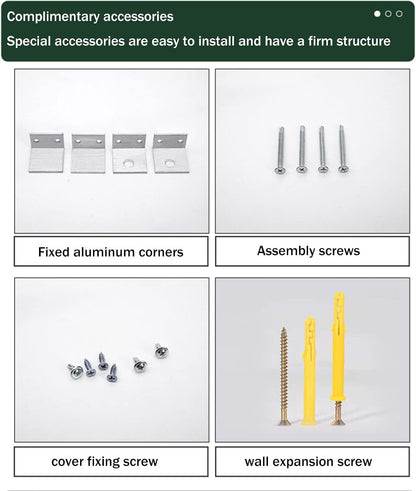  Housse De Protection En Aluminium Robuste Et étanche Pour Climatiseur De Fenêtre, Protection Contre La Poussière, Idéale Pour Les Poubelles Et Les Parterres De Fleurs