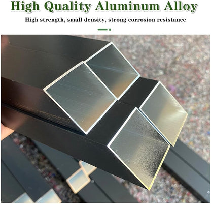 GENERIC Support De Couverture De Climatiseur Extérieur - Garde-corps En Aluminium Résistant Aux Intempéries, Bouclier Décoratif Pour Unités AC (couleur : Blanc, Dimensions : 110 X 60 X 80 Cm)