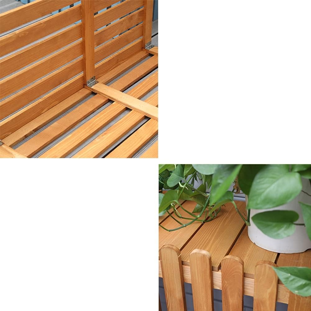 GENERIC Housse En Bois Noir Pour Climatiseur - 105 X 45 X 99 Cm - Élégant écran Pour Dissimuler Les Unités CVC - Protection Résistante Aux Intempéries Pour Une Utilisation Extérieure