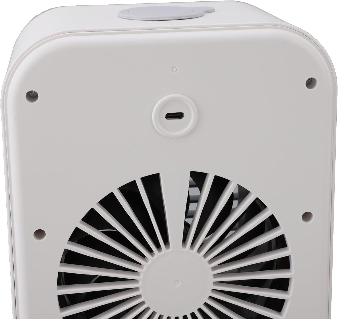  SUNGOOYUE Climatiseur Portable, Mini Ventilateur AC ABS Avec Batterie Rechargeable De 1200 MAh, Réservoir De 500 Ml, Chargement USB, Refroidisseur Personnel Silencieux Pour La Maison, Le Bureau, La