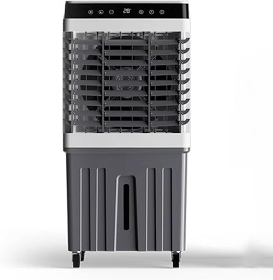  Refroidisseur D'air À Économie D'énergie, Climatiseur 3 En 1 Avec Réservoir D'eau, Minuterie 24 H, 3 Vitesses, Refroidisseur Évaporatif Portable Pour Bureau, Garage