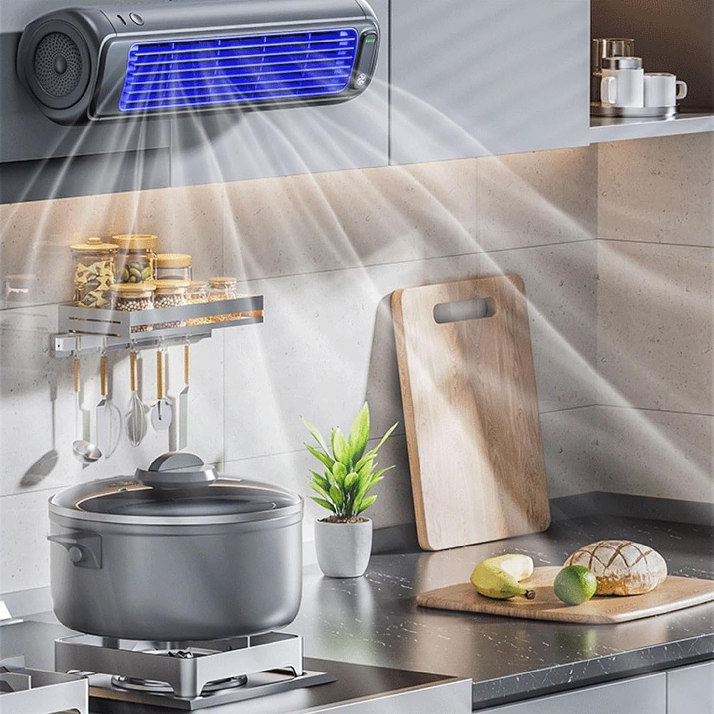  Sherum Climatiseur 3.0 - Serum Cooling Ace Portable Rechargeable [Classe énergétique A+] (Blanc)