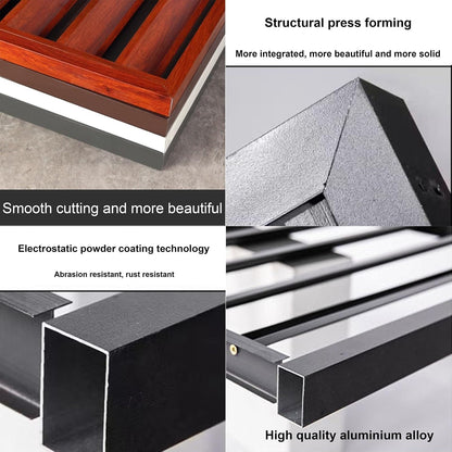 GENERIC Housse Robuste En Aluminium Pour Climatiseur D'extérieur – Réduction Du Bruit Antivol Et Clôture Décorative Pour Cacher L'unité De Climatisation – Protection Contre Les Intempéries