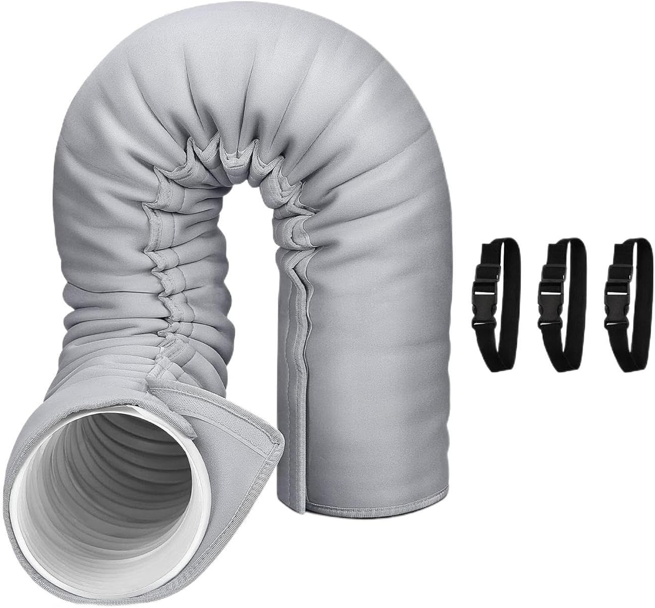  Gaine Isolante Pour Tuyau De Climatiseur – Protection Portable Manchon D'isolation, Compatible 5 Et 5,9 Pouces. Réduit La Condensation Et Améliore L'efficacité Énergétique – Pour Climatisation Mobile