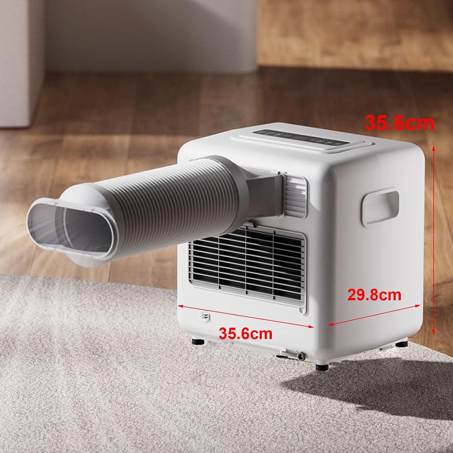  14000BTU Climatiseur Portable, Ventilateur De Refroidissement à économie D'énergie De Contrôle Tactile Pour Le Camping à Domicile, Pas De Fenêtre Nécessaire, Unité AC Compacte 238W Pour L'utilisation