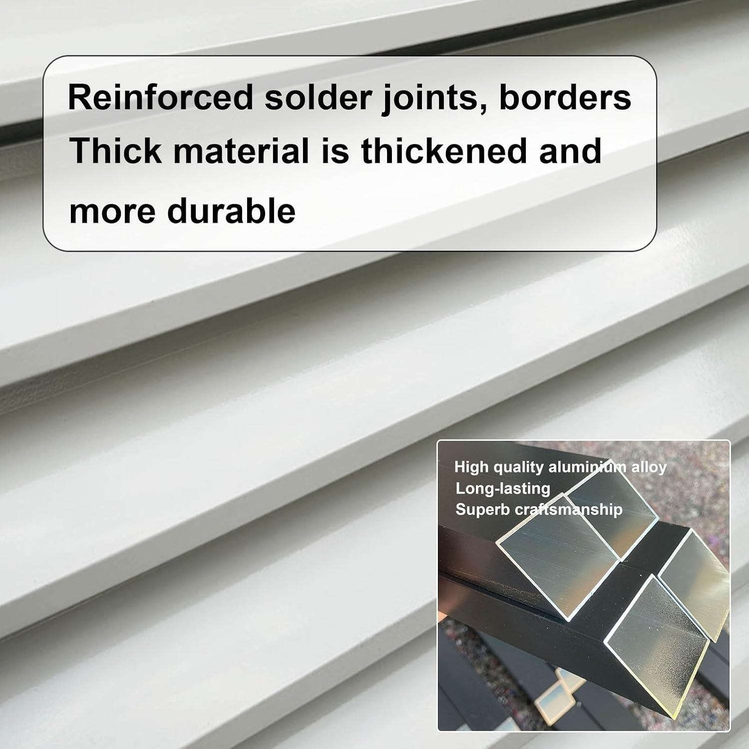 GENERIC Housse De Protection Pour Climatiseur Extérieur - Grille De Blindage AC - Pare-soleil Pour Unités Extérieures - Résistant Aux Intempéries - Convient Aux Unités De Climatisation Externes