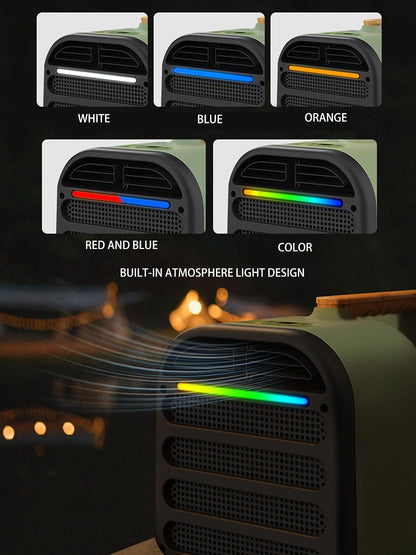 GENERIC Climatiseur Portable Avec Fonction Sans Drainage, écran Tactile, Plusieurs Vitesses Et Modes De Vent Pour La Maison, Le Bureau, Le Dortoir Et Le Camping