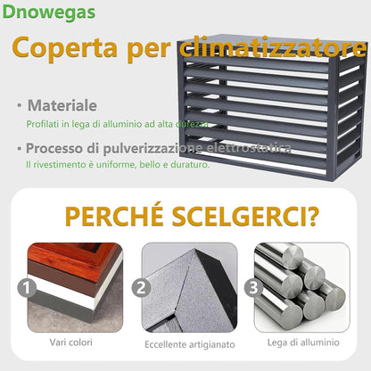 GENERIC Housse De Climatiseur Extérieur étanche Pour Pompe à Chaleur 1,5P (L100W50H70) Protection Pour Unités AC Et Pompes à Chaleur Bouclier Toutes Saisons