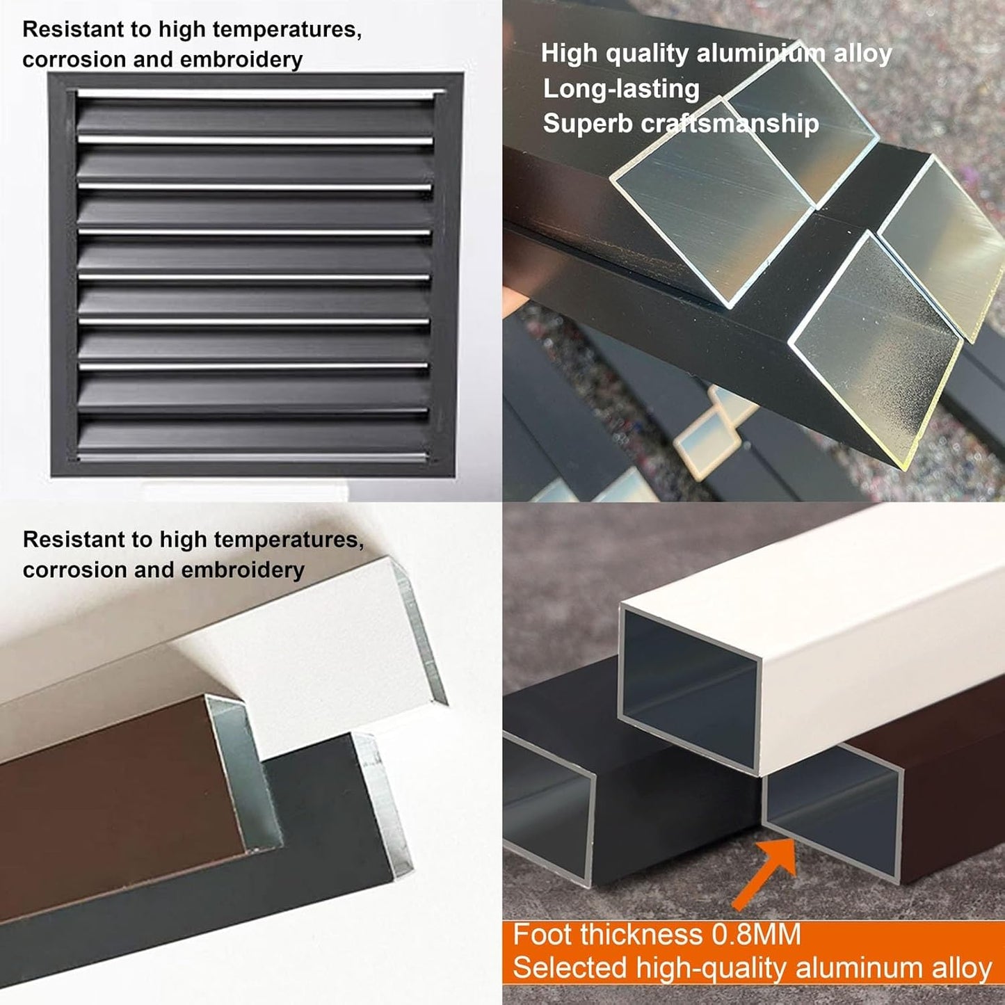 Housse De Protection En Aluminium Pour Climatiseur Mini-Split - Protection De L'unité Extérieure, Protection De La Pompe à Chaleur, Protection Résistante Aux Intempéries,
