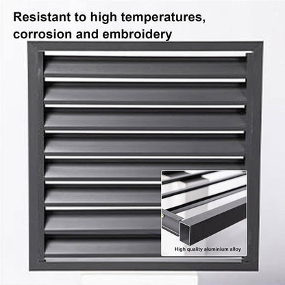 GENERIC Housse En Aluminium Pour Climatiseur – Clôture Décorative Pour Unité Extérieure Pour Cacher La Climatisation Et La Pompe à Chaleur, Protection Résistante Aux Intempéries Pour Climatisation Domestique