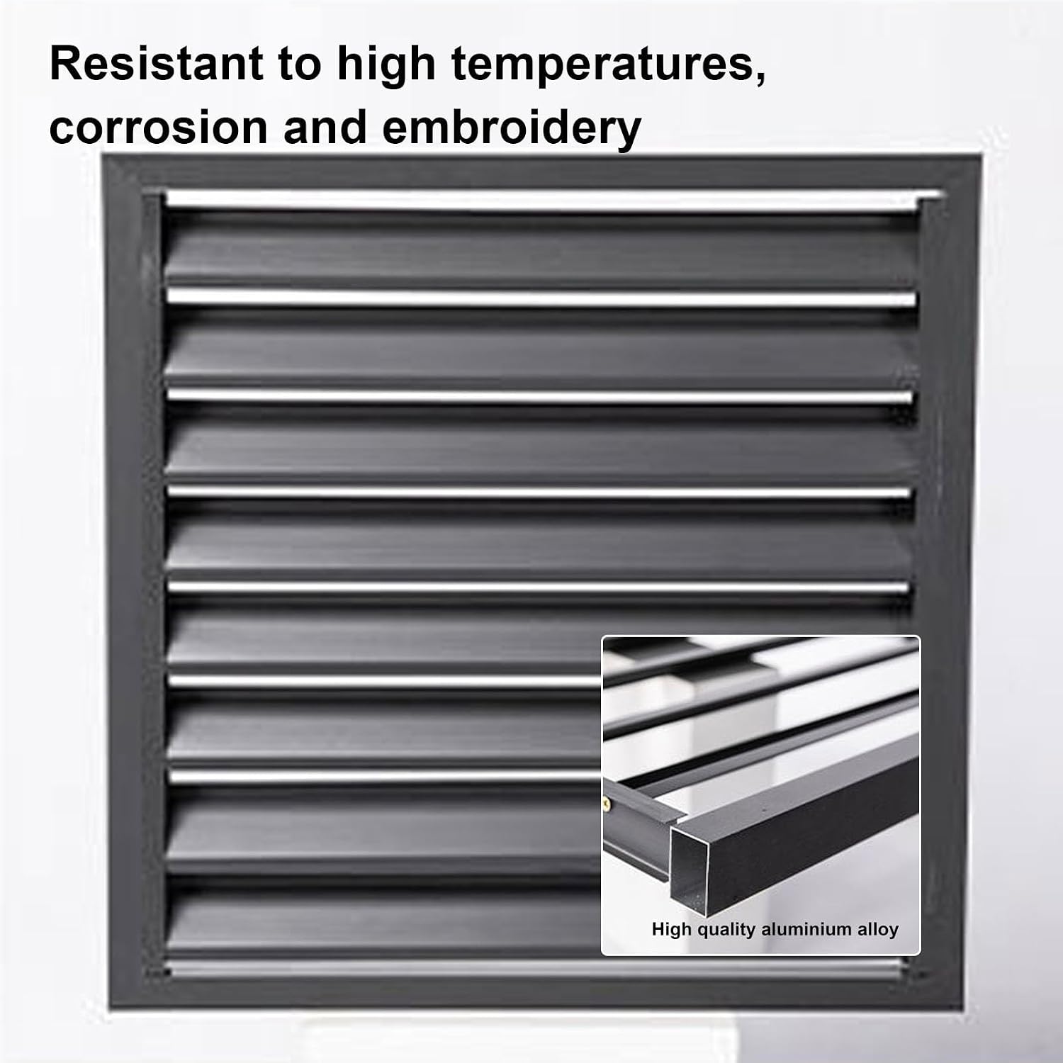 GENERIC Housse Décorative En Aluminium Pour Climatiseur – Clôture élégante Pour Climatisation Et Pompe à Chaleur – Résistante Aux Intempéries – Compatible Avec La Plupart Des Systèmes De Climatisation