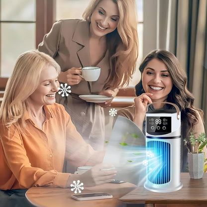  Climatiseur Mobile, Climatiseur Mobile Pour Intérieur, Réglable Avec Éclairage LED Pour Chambre Bureau Dortoir Sommeil Et Travail