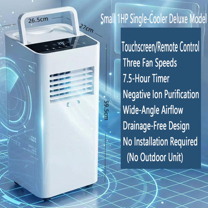  Climatiseur Portable Silencieux Smart AC Refroidit Jusqu'à 300 Sq.Ft.Unité Avec Ventilateur Et Déshumidificateur LED Affichage à Distance 24H Minuterie Kit D'installation Pour La Chambre à Coucher
