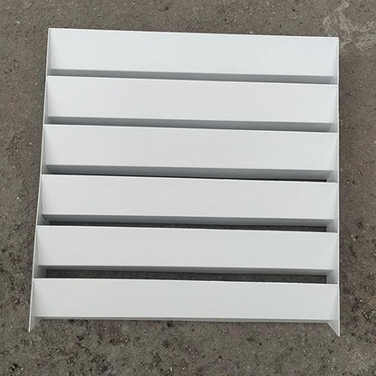 GENERIC Climatiseur Extérieur - 65 X 65 Cm - Pare-vent Pour Flux D'air Direct - Grille D'aération Réglable - Résistant Aux Intempéries - Pour Une Efficacité énergétique Et Un Confort Optimal