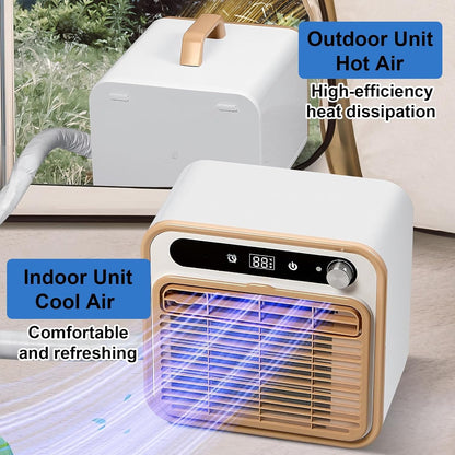  130m3/h Split AC, Refroidisseur De Camping Silencieux Avec Télécommande WiFi, 12H Minuterie, Conception Légère Sans Tuyau Pour Camion De Tente De Camping-Car Caravane à L'extérieur