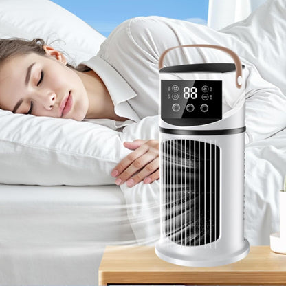  Ventilateur Climatiseur Portable, Ventilation Pour Climatiseur, 9 Vitesses Réglables Refroidisseur D'air Silencieux Sans Pales Ventilateurs, Refroidissement Rapide Ventilateurs De Climatisation