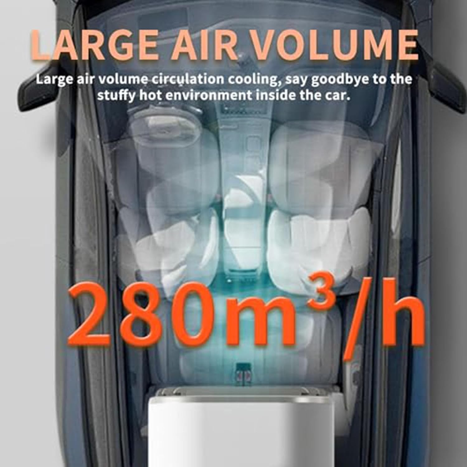  SenhE Climatiseur Sans Unité Extérieure, Technologie De Refroidissement Par Compresseur, 4080Btu 220V 8-13 M² Pour Espaces Intérieurs, Extérieurs Et Véhicules