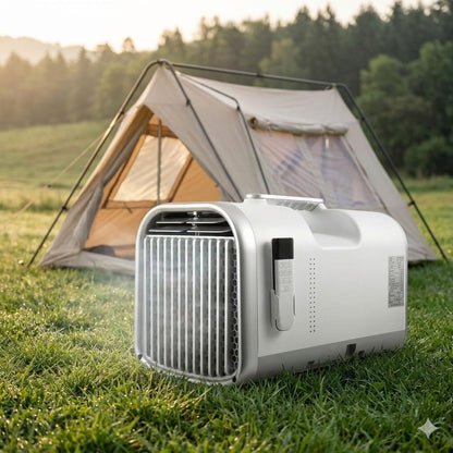 Climatiseur Portable Pour Van Et Camping-Car | 5100 BTU AC De Tente | Battez La Chaleur Avec Un Refroidissement Rapide De 1500W, Unité Spot Compacte Idéale Pour Furgon, Voyage Et Outdoor T1pro
