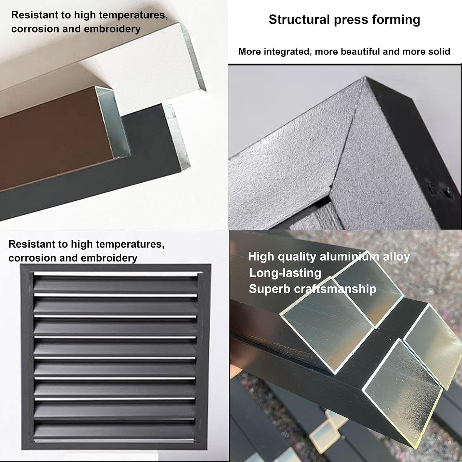  Housse De Protection En Métal Pour Climatiseur Extérieur - Design élégant - Résistant Aux Intempéries - Idéal Pour La Maison Et Le Jardin