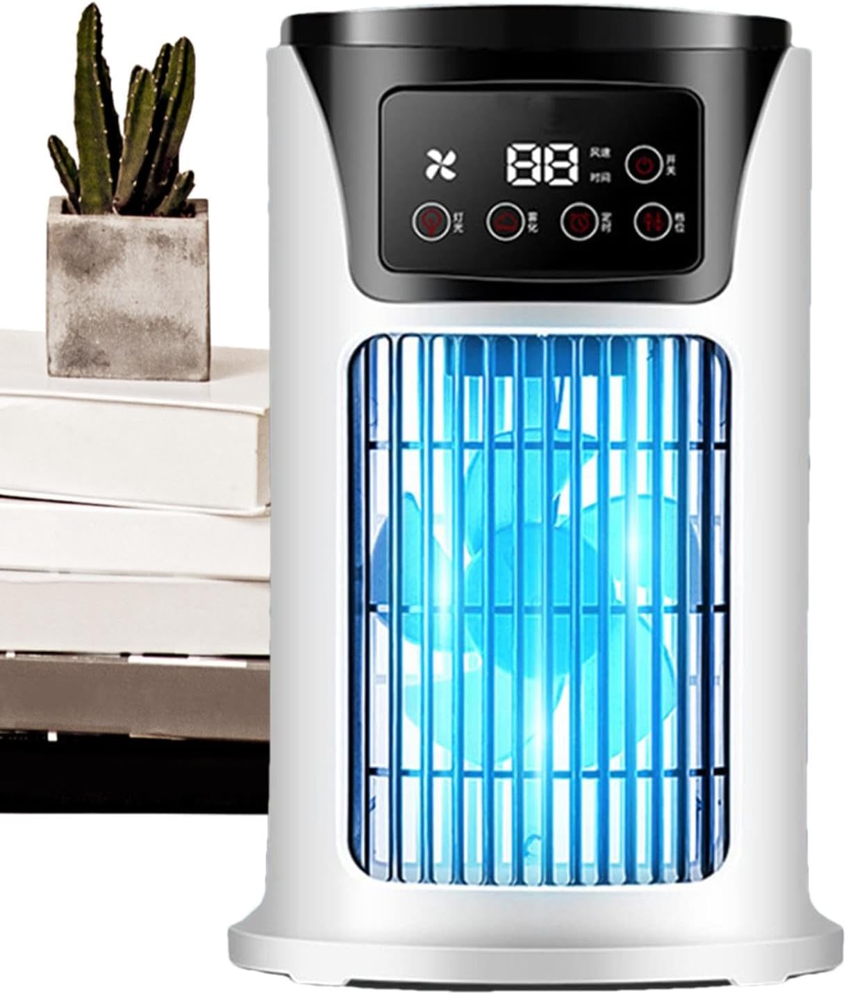  Ventilateur De Climatiseur Portable,Climatiseurs Portables | Climatisation Personnelle - Petit Refroidisseur D'air De Ventilateur De Refroidissement Silencieux De Climatisation Pour La Chambre à Couch