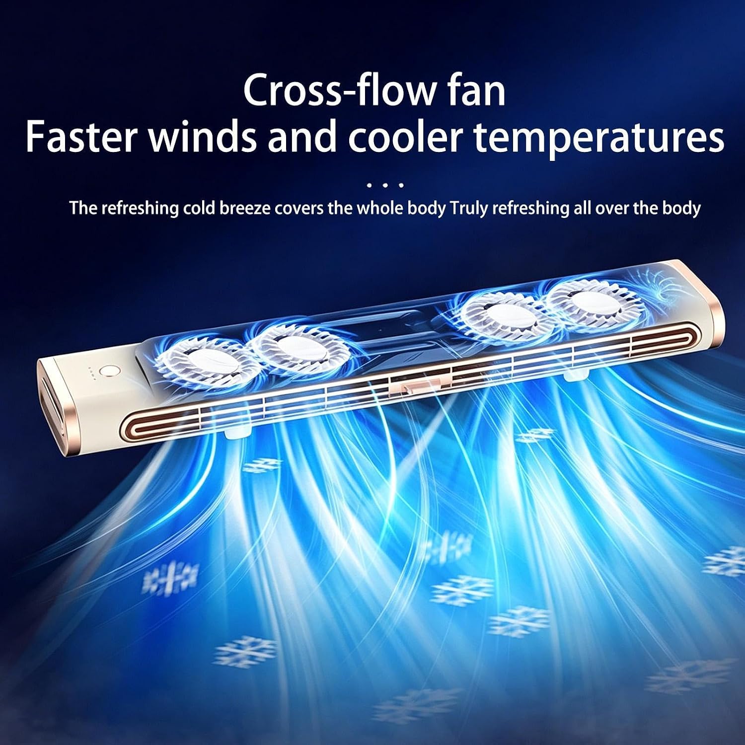  Ventilateur Climatiseur Pour Chambre | Mini Appareil USB Rechargeable Portable Sans Pale | Climatiseur De Bureau | Pour Bureau Maison Voiture Camping Intérieur Voyage Camping-Car Garage