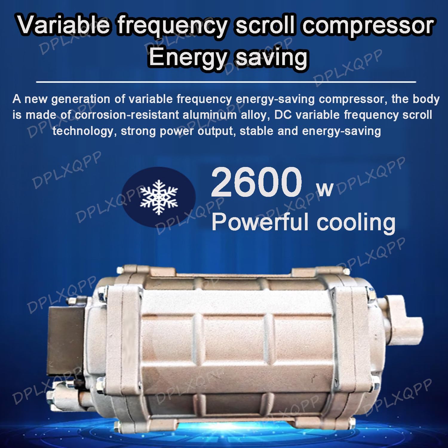 GENERIC Climatiseur à Double Ventilateur à Fréquence Variable, Capacité De Refroidissement De 1800 W/2600 W, Design à Faible Bruit Pour Un Sommeil Paisible, Installation Sur Le Toit De Camion/camping-car 12 V