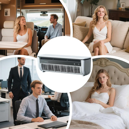  Ventilateur Rafraîchisseur D'Air Pour Pièce | Ventilateur Rafraîchisseur D'Air | Appareil Trois Vitesses Réglable Pour Optimisation Espace Intérieur Extérieur Dorm Camping Table