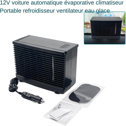  Ventilateur De Climatisation Portable Pour Voiture | Humidificateur Climatiseur Ventilateur Automobile,Rafraîchisseur D'Air Évaporatif 12V Pour Camion Camping-Car Voyage Sous-Sol Chambre Garage