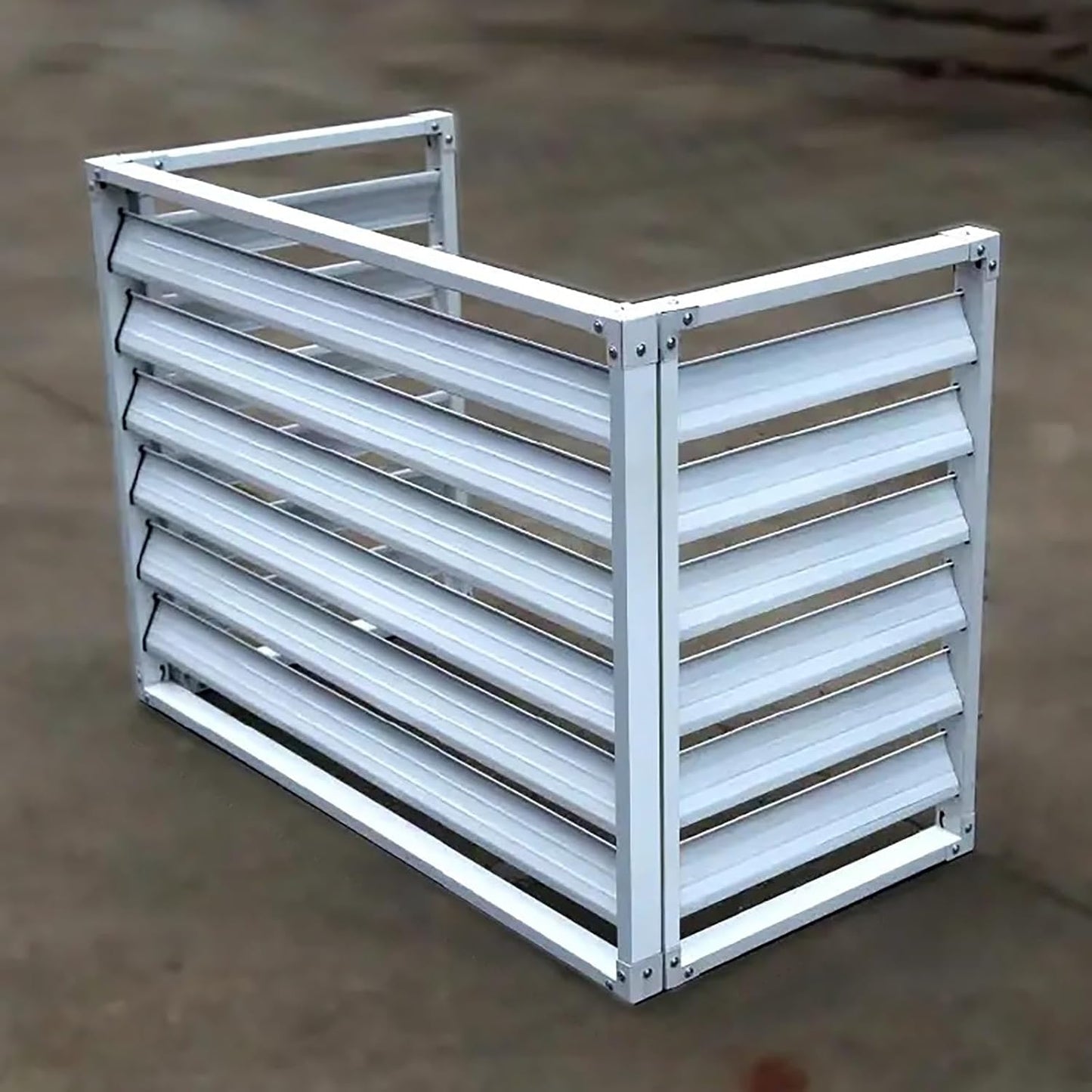 GENERIC Housse De Protection Pour Climatiseur Extérieur Toutes Saisons, Housse De Protection Autonome Pour Unité De Climatisation En Aluminium