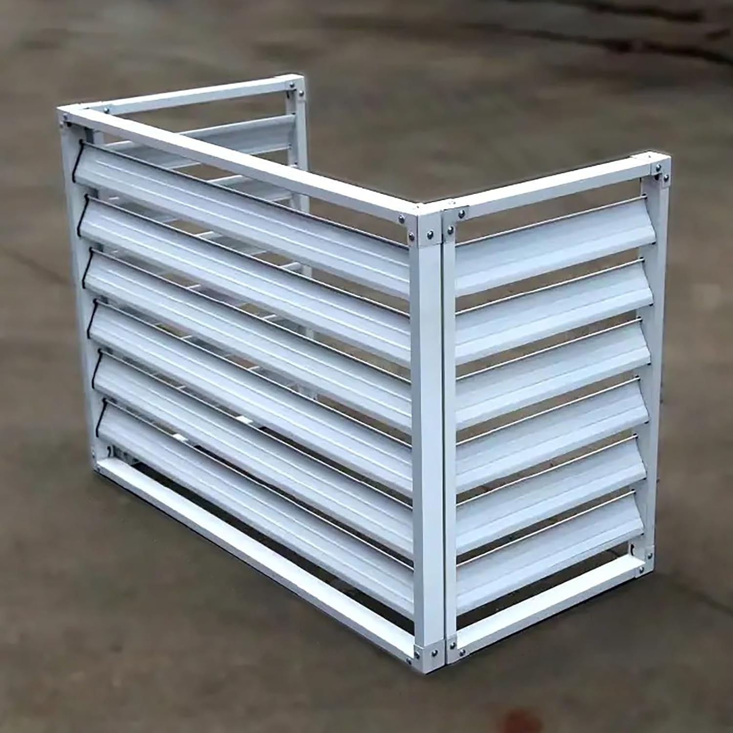 GENERIC Housse De Protection Pour Climatiseur Extérieur Toutes Saisons, Housse De Protection Autonome Pour Unité De Climatisation En Aluminium