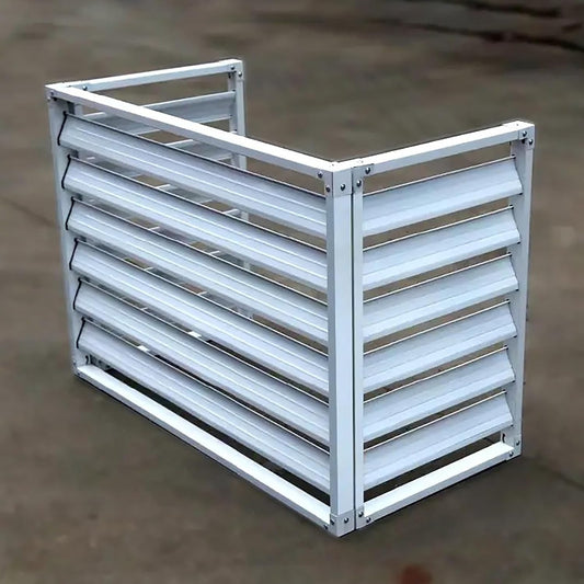 GENERIC Housse De Protection Pour Climatiseur Extérieur Toutes Saisons, Housse De Protection Autonome Pour Unité De Climatisation En Aluminium