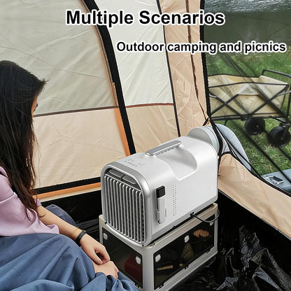GENERIC Climatiseur Portable Avec Affichage Numérique, Aucune Installation Nécessaire Pour Le Camping Et L'utilisation En Extérieur