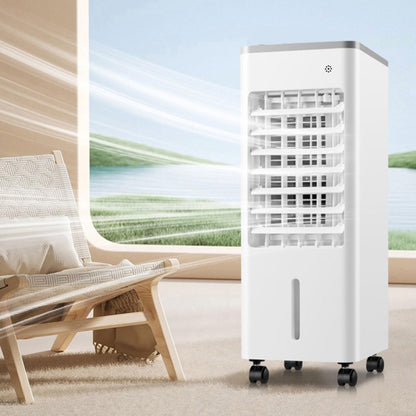 GENERIC Refroidisseur D'air évaporatif Portable 9L Avec Paquets De Glace, Ventilateur D'humidificateur Silencieux à 3 Vitesses, Unité De Climatisation Oscillante à 90 ° Pour La Chambre De Bureau à Domicile, T