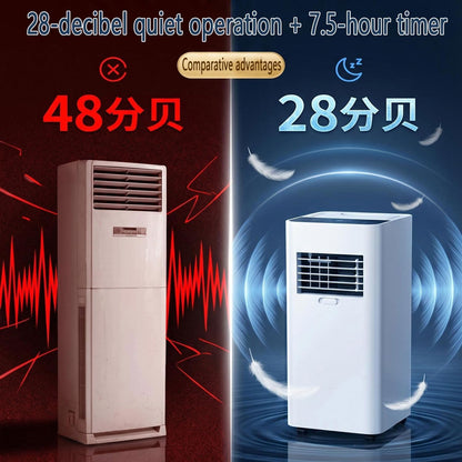  Climatiseur Portable Silencieux Smart AC Refroidit Jusqu'à 300 Sq.Ft.Unité Avec Ventilateur Et Déshumidificateur LED Affichage à Distance 24H Minuterie Kit D'installation Pour La Chambre à Coucher