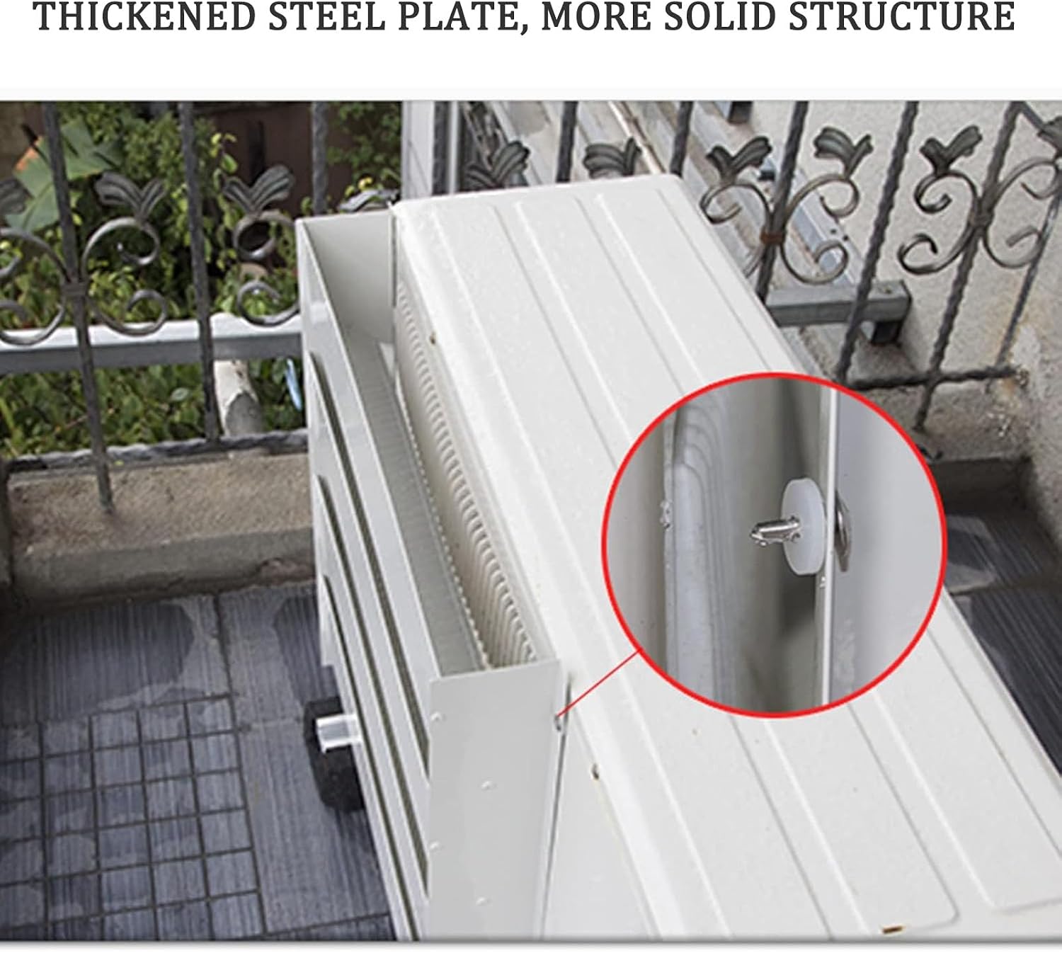 GENERIC Housse De Guidage D'air Pour Unité De Climatisation Extérieure – Déflecteur De Soufflage Anti-direct Et Déflecteur De Vent Pour Protection De Climatiseur, Stores à Condensateur Et écran De Clôture
