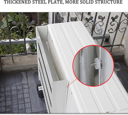 GENERIC Housse De Guidage D'air Pour Unité De Climatisation Extérieure – Déflecteur De Soufflage Anti-direct Et Déflecteur De Vent Pour Protection De Climatiseur, Stores à Condensateur Et écran De Clôture