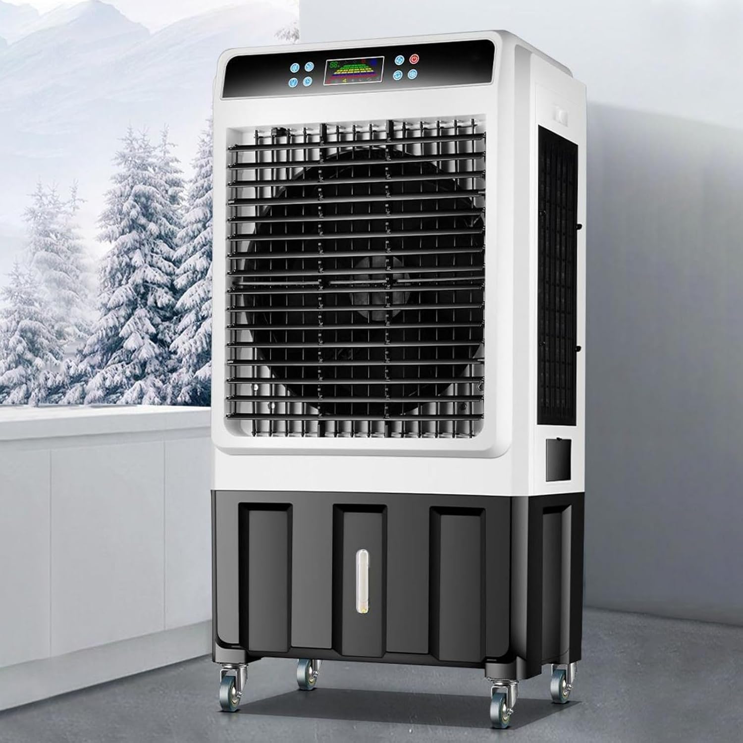  Climatiseurs Portables, Refroidisseur D'air Par Évaporation Avec Télécommande Et Réservoir D'eau, Refroidisseur Personnel Pour Chambre, Bureau, Famille