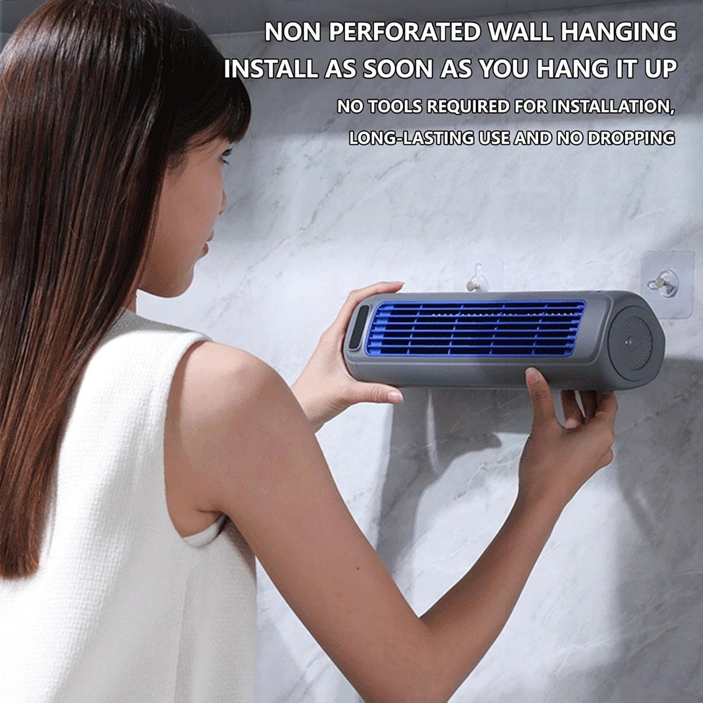  Sherum Climatiseur 3.0 - Serum Cooling Ace Portable Rechargeable [Classe énergétique A+] (Blanc)