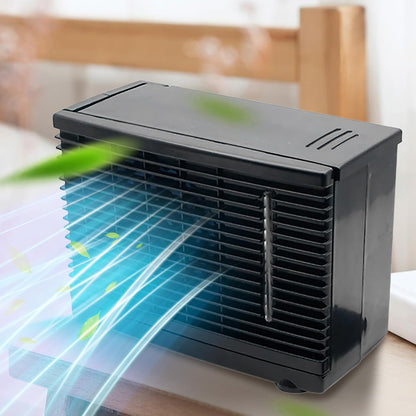  Ventilateur Climatiseur Voiture Portable | Ventilateur Mobile De Rafraîchissement Pour Automobile - Rafraîchisseur D'Air Évaporatif 12V Pour Camion Camping-Car Voyage Sous-Sol Chambre Garage