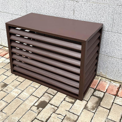 GENERIC Housse En Aluminium Pour Climatiseur – Protection Contre Les Intempéries Pour Unité Extérieure Centrale Et Résistante Aux Intempéries, Idéale Pour Une Utilisation En Intérieur/extérieur
