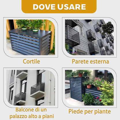 GENERIC Housse De Pompe à Chaleur Extérieure Pour Climatiseurs (L120W70H150) – Protection Résistante Aux Intempéries Pour Pompes à Chaleur Et Unités De Climatisation – Design 5 Plis Pour Toutes Les Saisons