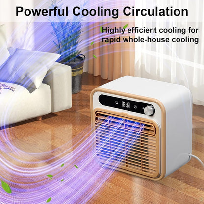  130m3/h Split AC, Refroidisseur De Camping Silencieux Avec Télécommande WiFi, 12H Minuterie, Conception Légère Sans Tuyau Pour Camion De Tente De Camping-Car Caravane à L'extérieur