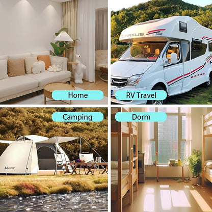  Climatiseur Portable, Refroidisseur Personnel 550W Et Déshumidificateur Pour Les Chambres Jusqu'à 5m2.Énergie Efficace, Fonctionnement Silencieux Avec Télécommande.Idéal Pour Chambre à Coucher, Dortoi